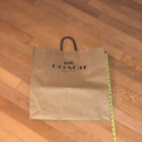 Large coach authentic paper store tote bag - Picture 5 of 9